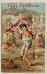 Bailando la tarantela, Italia